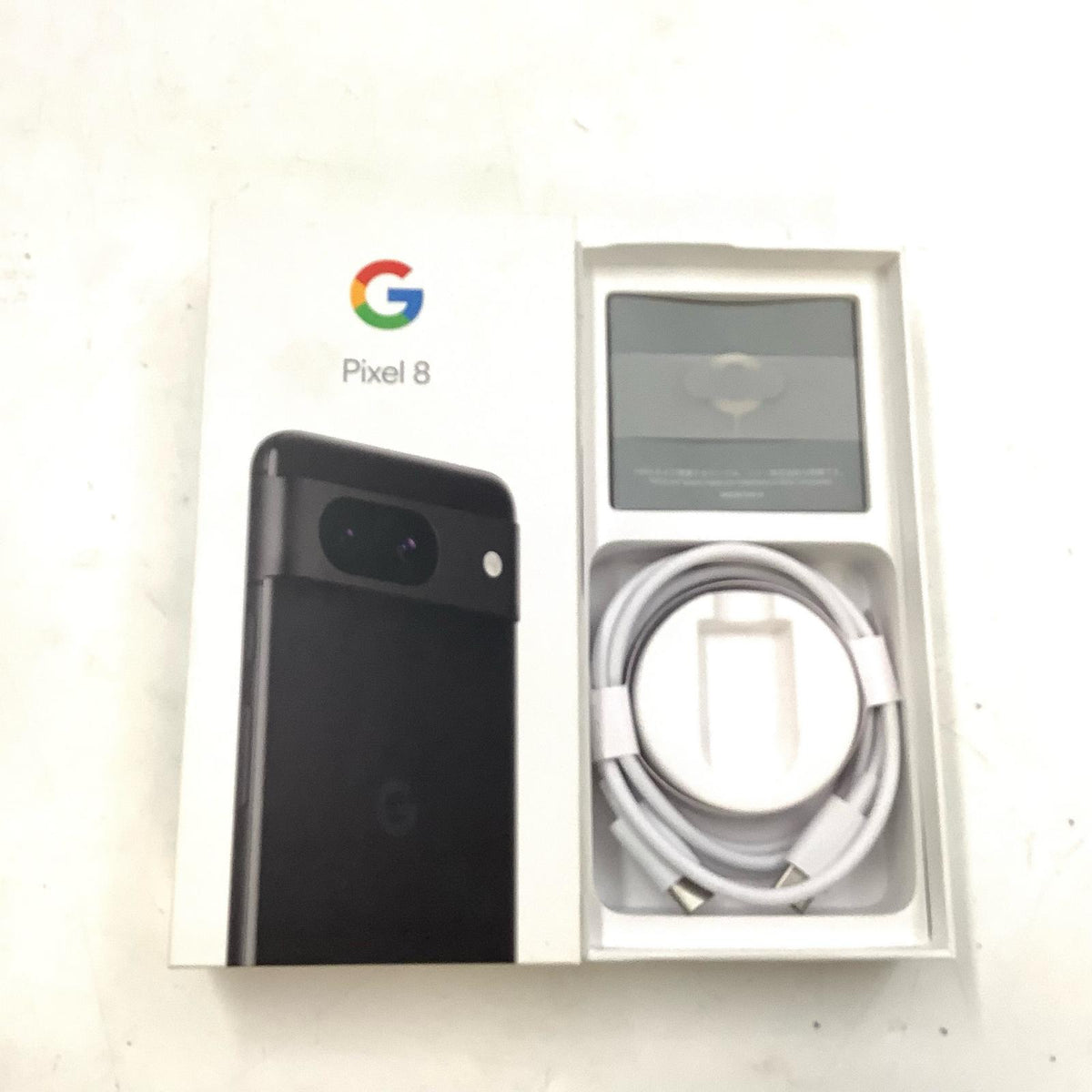 【最速発送】Google Pixel 8 128GB ブラック au SIMフリー 白ロム【難有】