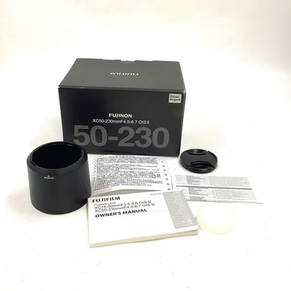 【全額返金保証】【最速発送】FUJIFILM フジノンレンズ XC50-230mmF4.5-6.7 OIS II [シルバー] 美品 動作確認済