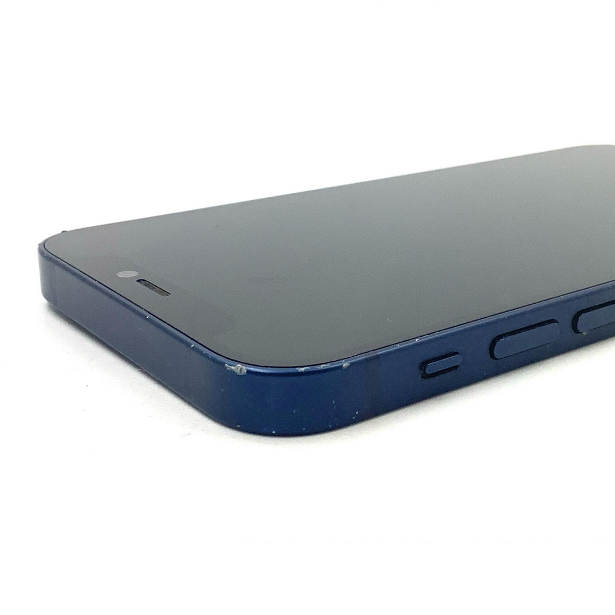 【最速発送】Apple iPhone iPhone 12 mini 256GB ブルー docomo SIMフリー 白ロム【難有】 82%