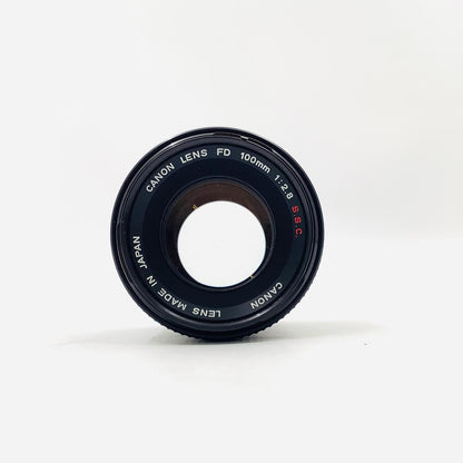 【全額返金保証】【最速発送】Canon 旧FD 100mm f2.8 S.S.C 動作確認済
