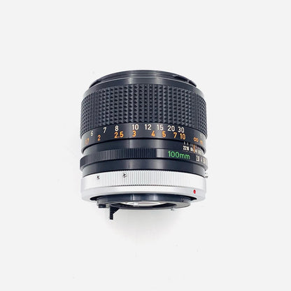 【全額返金保証】【最速発送】Canon 旧FD 100mm f2.8 S.S.C 動作確認済