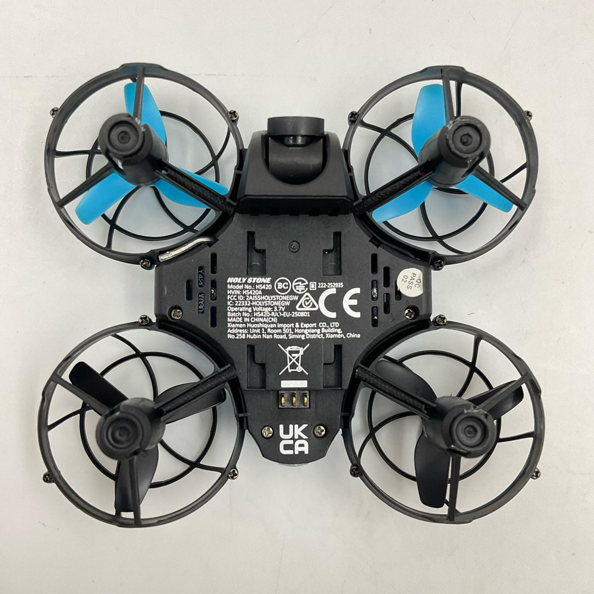 【最速発送】Holy Stone HS420 MINI DRONE ブルー【難有】
