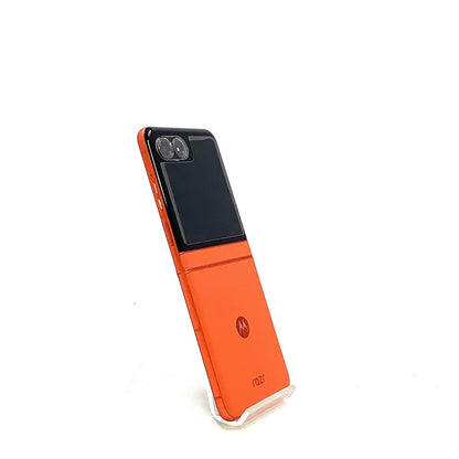 【全額返金保証】【最速発送】Motorola razr 50s 256GB スプリッツオレンジ SIMフリー 白ロム 美品 動作確認済