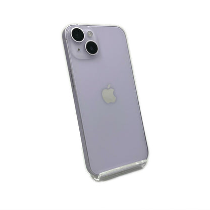【全額返金保証】【最速発送】Apple iPhone iPhone 14 128GB パープル Softbank 白ロム 動作確認済 84%