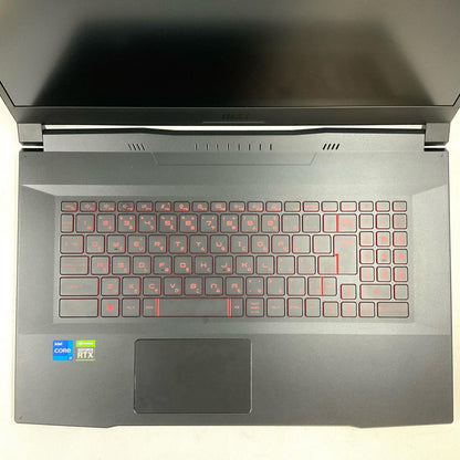 【全額返金保証】【最速発送】MSI GF Katana GF76 11UC i7-11800H 16GB M.2 SSD 512GB RTX 3050 Laptop 77.7% 動作確認済