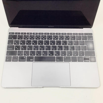 【全額返金保証】【最速発送】Apple MacBook 12インチ 2017 1.2GHz デュアルコアIntel Core ｍ3 8GB 256GB スペースグレイ 動作確認済