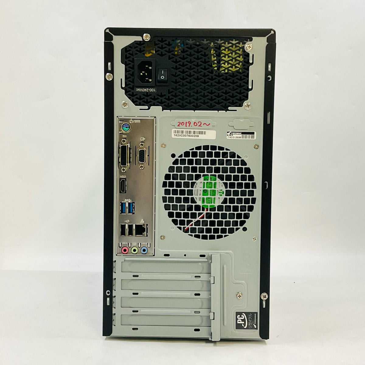 【全額返金保証】【最速発送】ドスパラ INW EM041-5 intel core i5-8400 8GB SSD 256GB HDD 1TB 美品 動作確認済