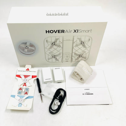 【全額返金保証】【最速発送】HOVERAir HOVERAir X1 Smart　ホワイト 超美品 動作確認済