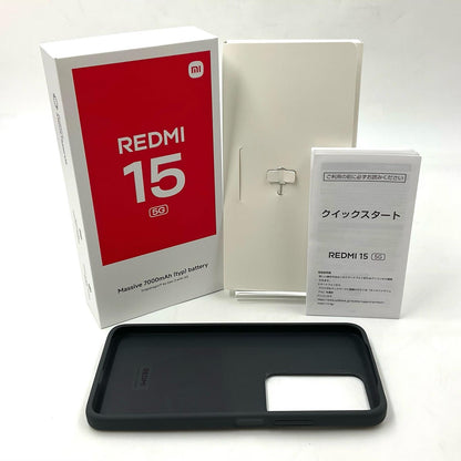 【全額返金保証】【最速発送】Xiaomi Redmi 15 5G 128GB リップルグリーン Softbank A501XM 白ロム 超美品 動作確認済