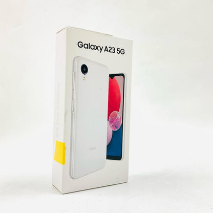 【全額返金保証】【最速発送】SAMSUNG Galaxy A23 5G ホワイト au SIMフリー SCG18 白ロム 美品 動作確認済