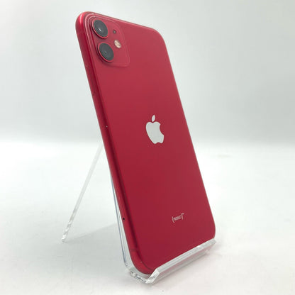 【全額返金保証】【最速発送】Apple iPhone iPhone 11 64GB (PRODUCT)RED Softbank 白ロム 動作確認済 91%