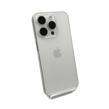 【全額返金保証】【最速発送】Apple iPhone iPhone Pro 15 256GB ホワイトチタニウム SIMフリー 白ロム 美品 動作確認済 84%
