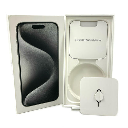 【全額返金保証】【最速発送】Apple iPhone iPhone Pro 15 256GB ホワイトチタニウム SIMフリー 白ロム 美品 動作確認済 84%