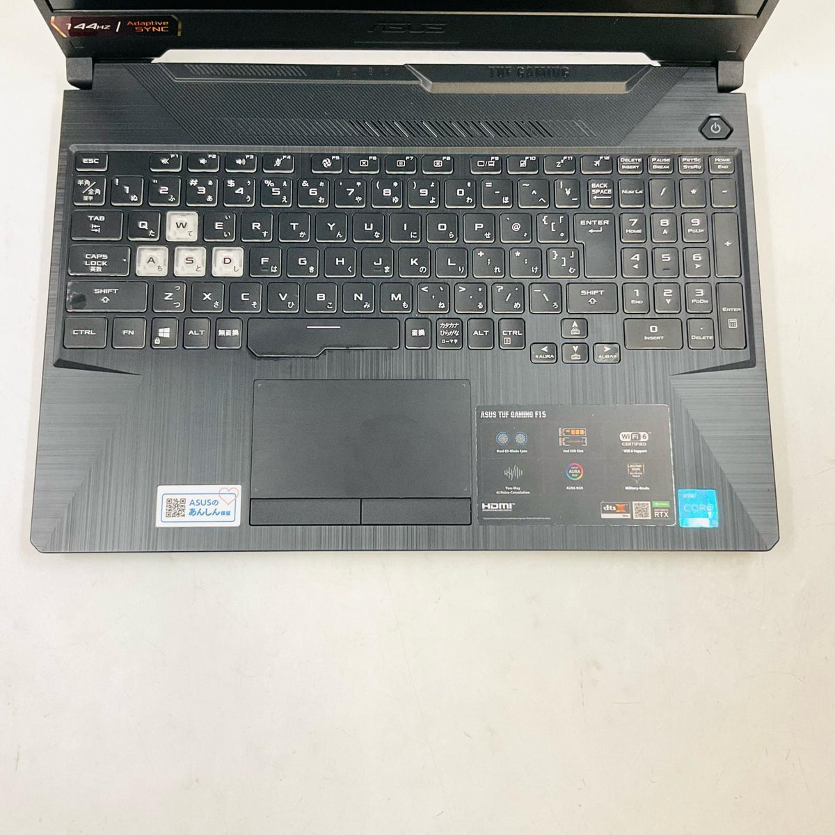 【最速発送】ASUS TUF Gaming F15 FX506HM 11th Gen Intel(R) Core(TM) i5-11400H @2.70GHz 16GB M.2 SSD 512GB NVIDIA GeForce RTX 3060 Laptop GPU 78.6%【難有】