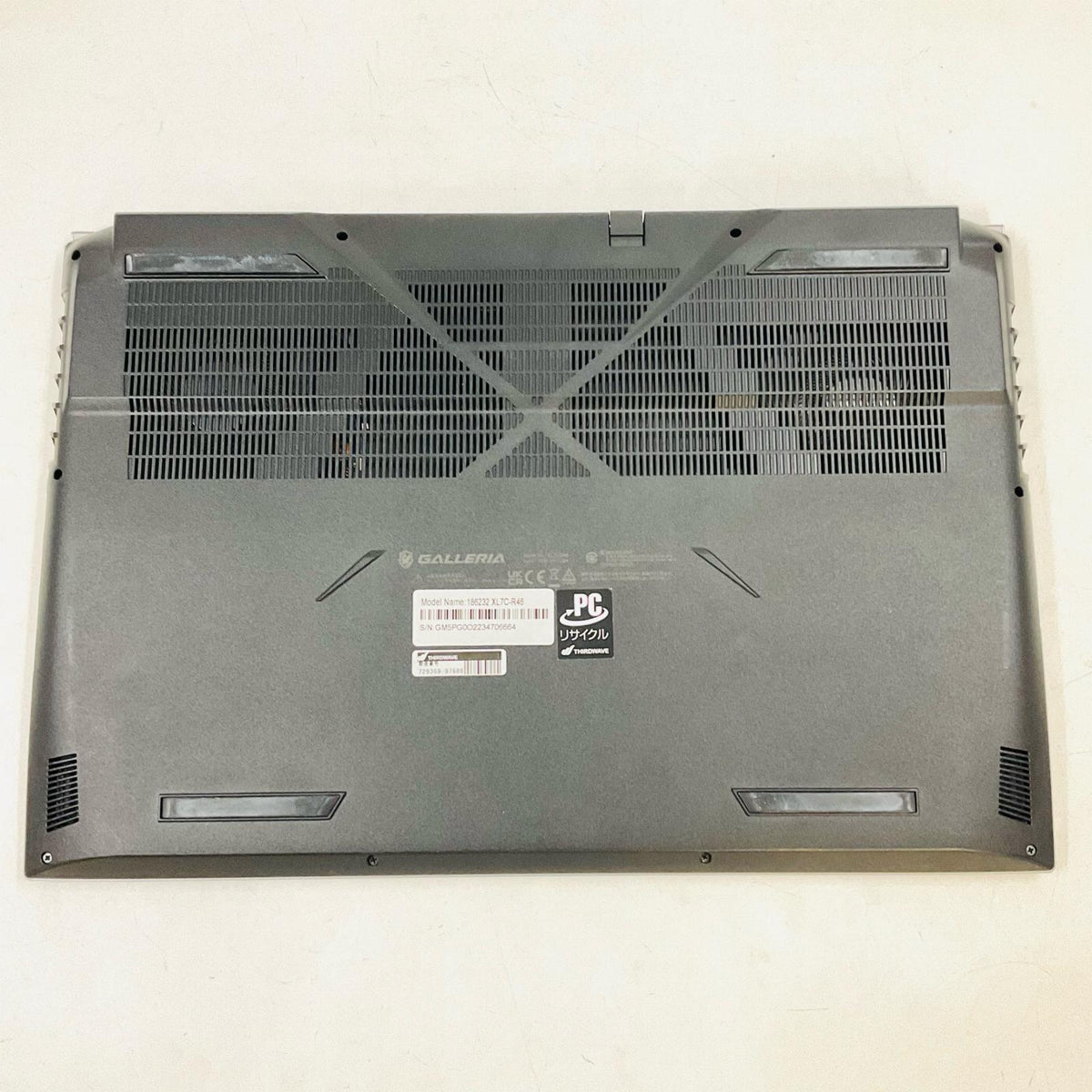 【全額返金保証】【最速発送】ドスパラ GALLERIA ゲーミングノートPC XL7C-R46 intel Core i7-13700H 32GB M.2 SSD 2TB NVIDIA GeForce RTX 4060 Laptop 8GB 100% 美品 動作確認済