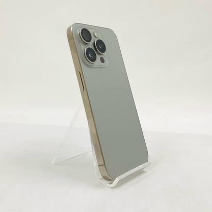 【全額返金保証】【最速発送】Apple iPhone iPhone Pro 15 256GB ナチュラルチタニウム SIMフリー 白ロム 動作確認済 87%