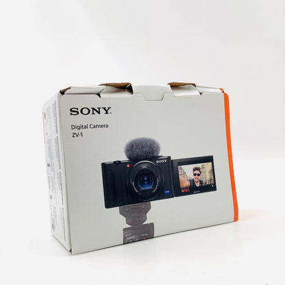 【全額返金保証】【最速発送】Sony コンパクトデジタルカメラ VLOGCAM ZV-1 美品 動作確認済