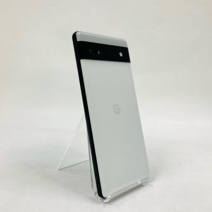 【全額返金保証】【最速発送】Google Pixel 6a 128GB チョーク au SIMフリー 白ロム 動作確認済