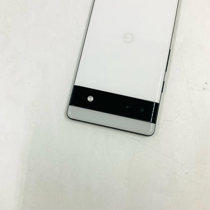 【全額返金保証】【最速発送】Google Pixel 6a 128GB チョーク au SIMフリー 白ロム 動作確認済
