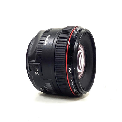 【全額返金保証】【最速発送】Canon EF50mm F1.2L USM 美品 動作確認済