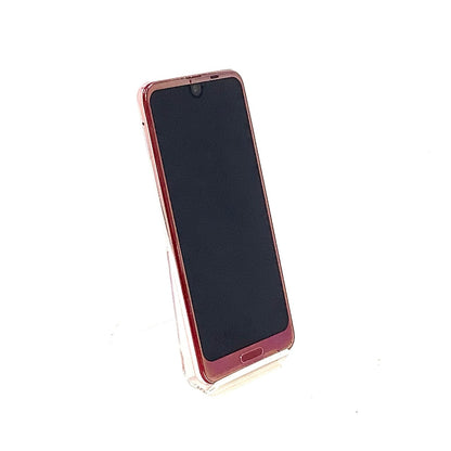 【全額返金保証】【最速発送】SHARP AQUOS R2 64GB Rose Red Softbank 706SH 白ロム 動作確認済