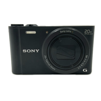 【全額返金保証】【最速発送】Sony コンパクトデジタルカメラ サイバーショット DSC-WX350 ブラック 美品 動作確認済