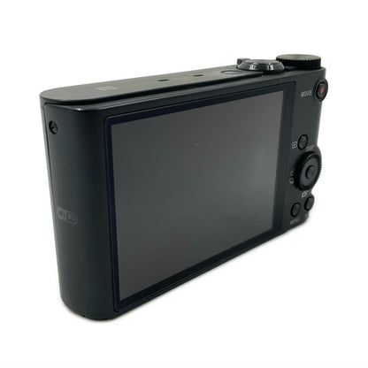 【全額返金保証】【最速発送】Sony コンパクトデジタルカメラ サイバーショット DSC-WX350 ブラック 美品 動作確認済