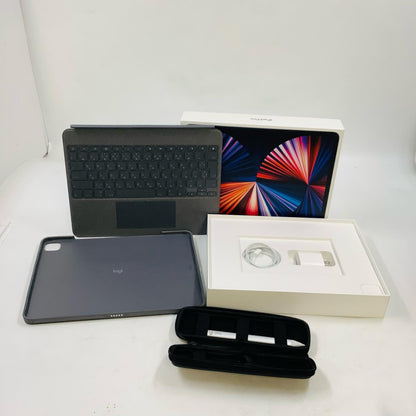 【全額返金保証】【最速発送】Apple iPad Pro 12.9インチ 第5世代 256GB スペースグレイ WiFi+Cellular au 白ロム 超美品 動作確認済