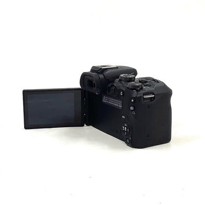 【全額返金保証】【最速発送】Canon デジタル一眼 EOS R10 RF-S18-45 IS STM レンズキット ブラック 動作確認済