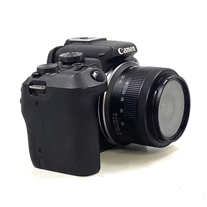 【全額返金保証】【最速発送】Canon デジタル一眼 EOS R10 RF-S18-45 IS STM レンズキット ブラック 動作確認済