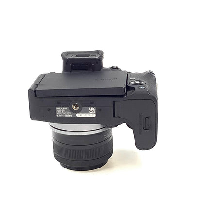 【全額返金保証】【最速発送】Canon デジタル一眼 EOS R10 RF-S18-45 IS STM レンズキット ブラック 動作確認済