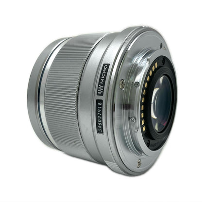 【全額返金保証】【最速発送】OLYMPUS M.ZUIKO DIGITAL 25mm F1.8 [シルバー] 動作確認済