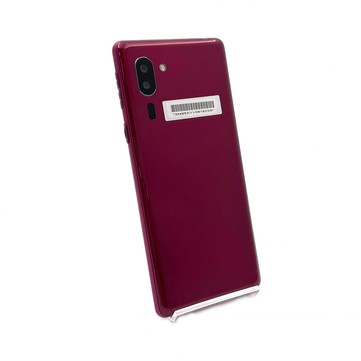 【全額返金保証】【最速発送】SHARP シンプルスマホ5 32GB ワインレッド Softbank A001SH 白ロム 動作確認済
