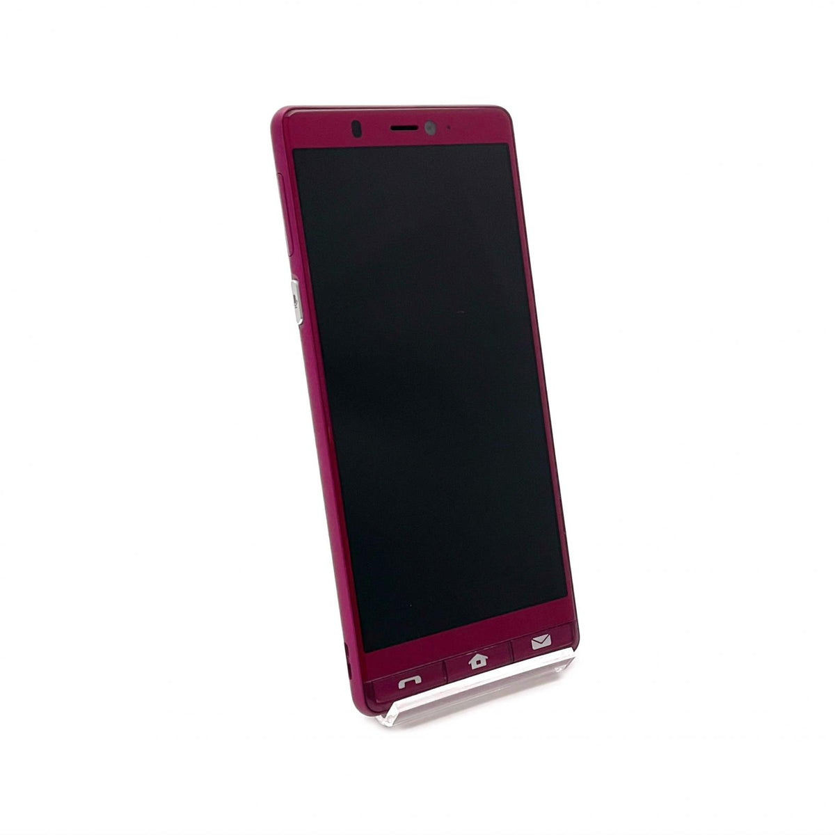 【全額返金保証】【最速発送】SHARP シンプルスマホ5 32GB ワインレッド Softbank A001SH 白ロム 動作確認済
