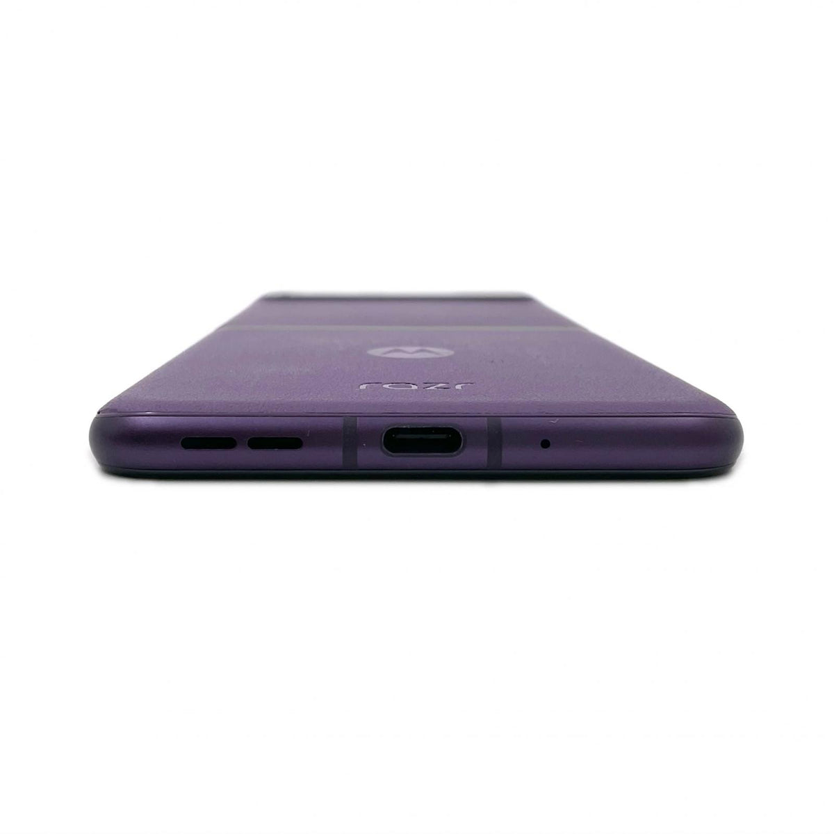 【全額返金保証】【最速発送】Motorola razr 40s 256GB パープル Softbank SIMフリー 動作確認済