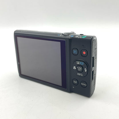 【全額返金保証】【最速発送】Canon コンパクトデジタルカメラ IXY 650 ブラック 美品 動作確認済
