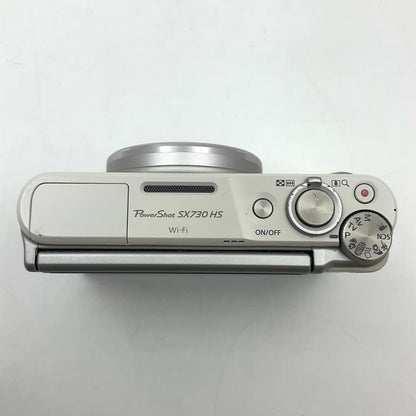 【全額返金保証】【最速発送】Canon コンパクトデジタルカメラ PowerShot SX730 HS シルバー 美品 動作確認済