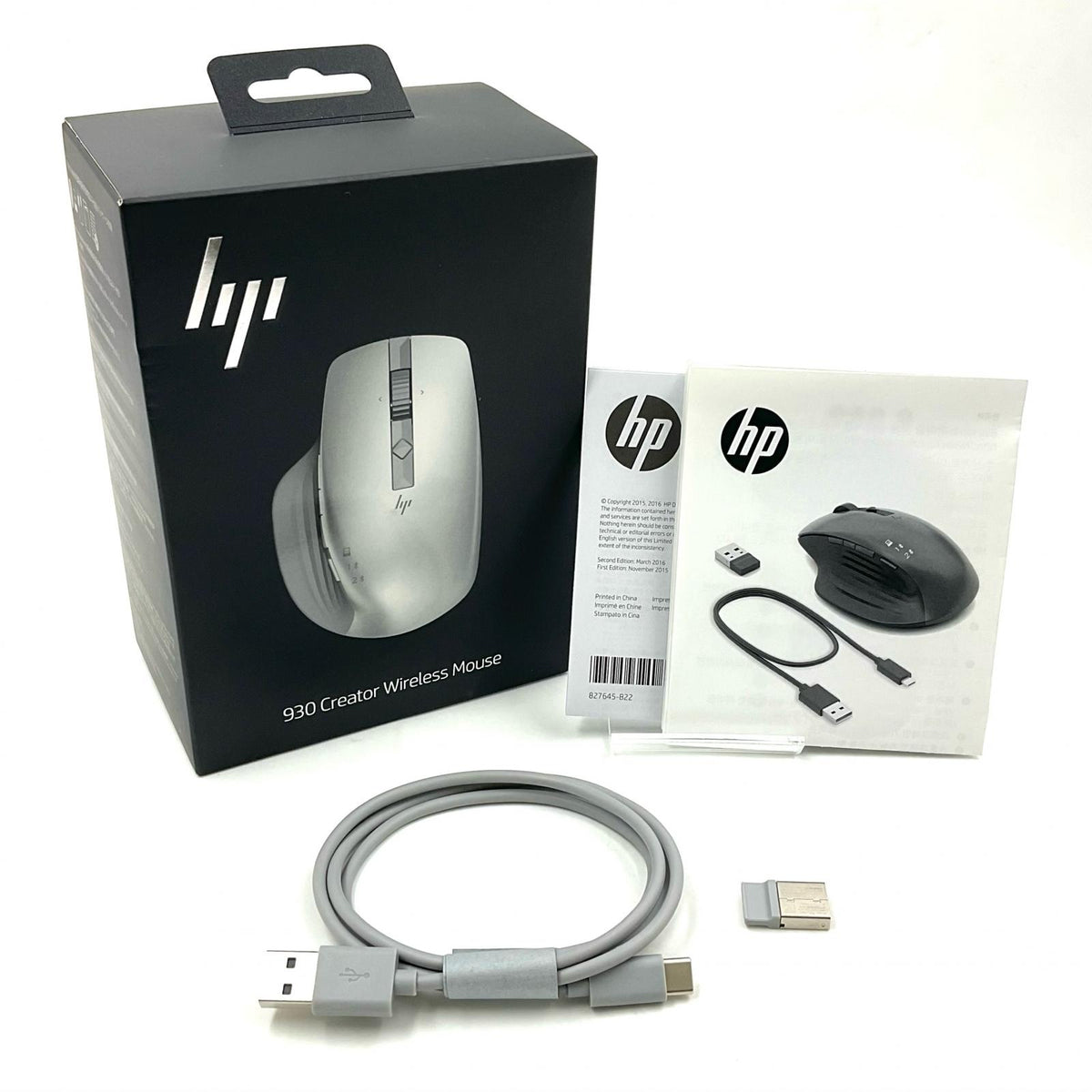 【全額返金保証】【最速発送】HP 930 Creator Wireless Mouse STA-AM02 超美品 動作確認済