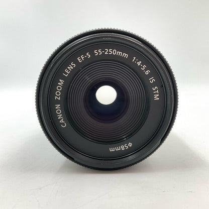 【全額返金保証】【最速発送】Canon EF-S55-250mm F4-5.6 IS STM 美品 動作確認済