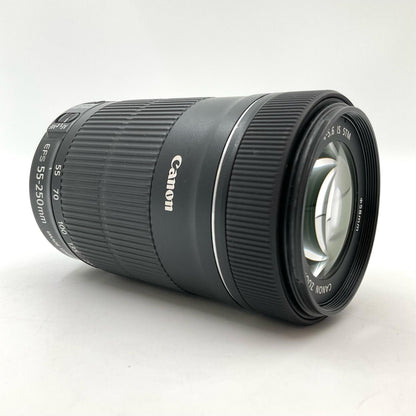 【全額返金保証】【最速発送】Canon EF-S55-250mm F4-5.6 IS STM 美品 動作確認済
