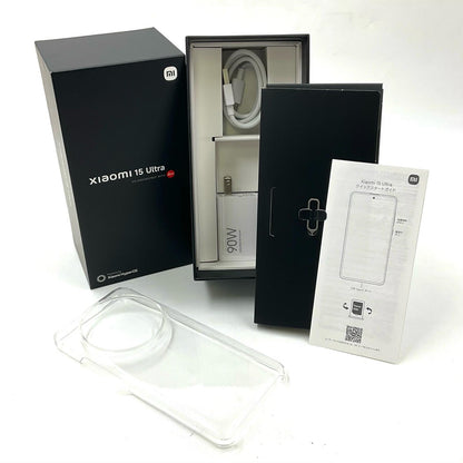 【全額返金保証】【最速発送】Xiaomi Xiaomi 15 Ultra 512GB ブラック SIMフリー 白ロム 美品 動作確認済