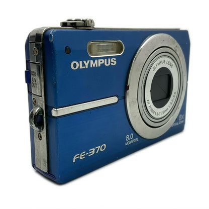 【最速発送】OLYMPUS コンパクトデジタルカメラ FE-370 [ブルー]【難有】