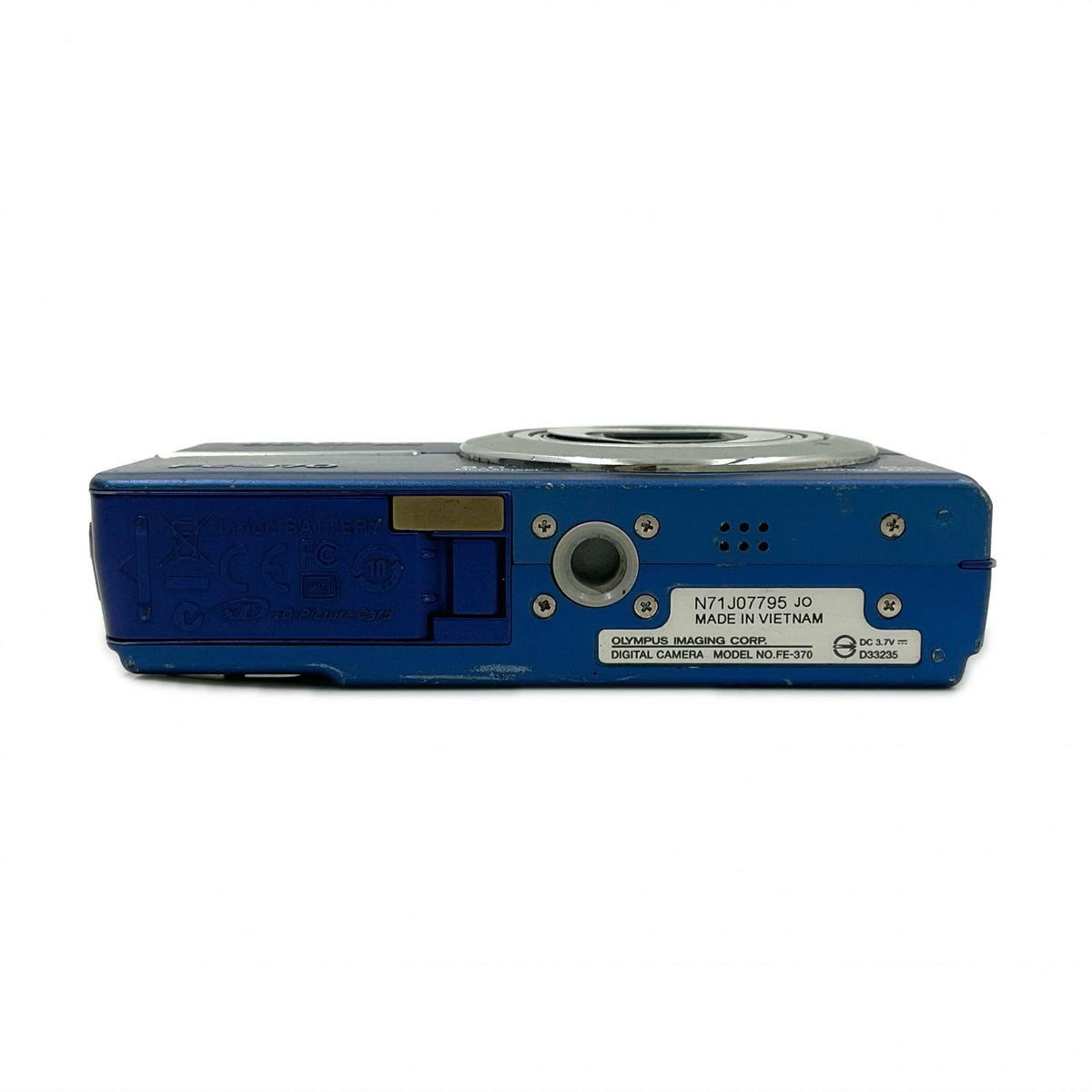 【最速発送】OLYMPUS コンパクトデジタルカメラ FE-370 [ブルー]【難有】
