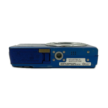 【最速発送】OLYMPUS コンパクトデジタルカメラ FE-370 [ブルー]【難有】