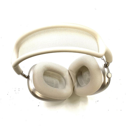【全額返金保証】【最速発送】Apple AirPods Max スターライト(USB-C) 美品 動作確認済