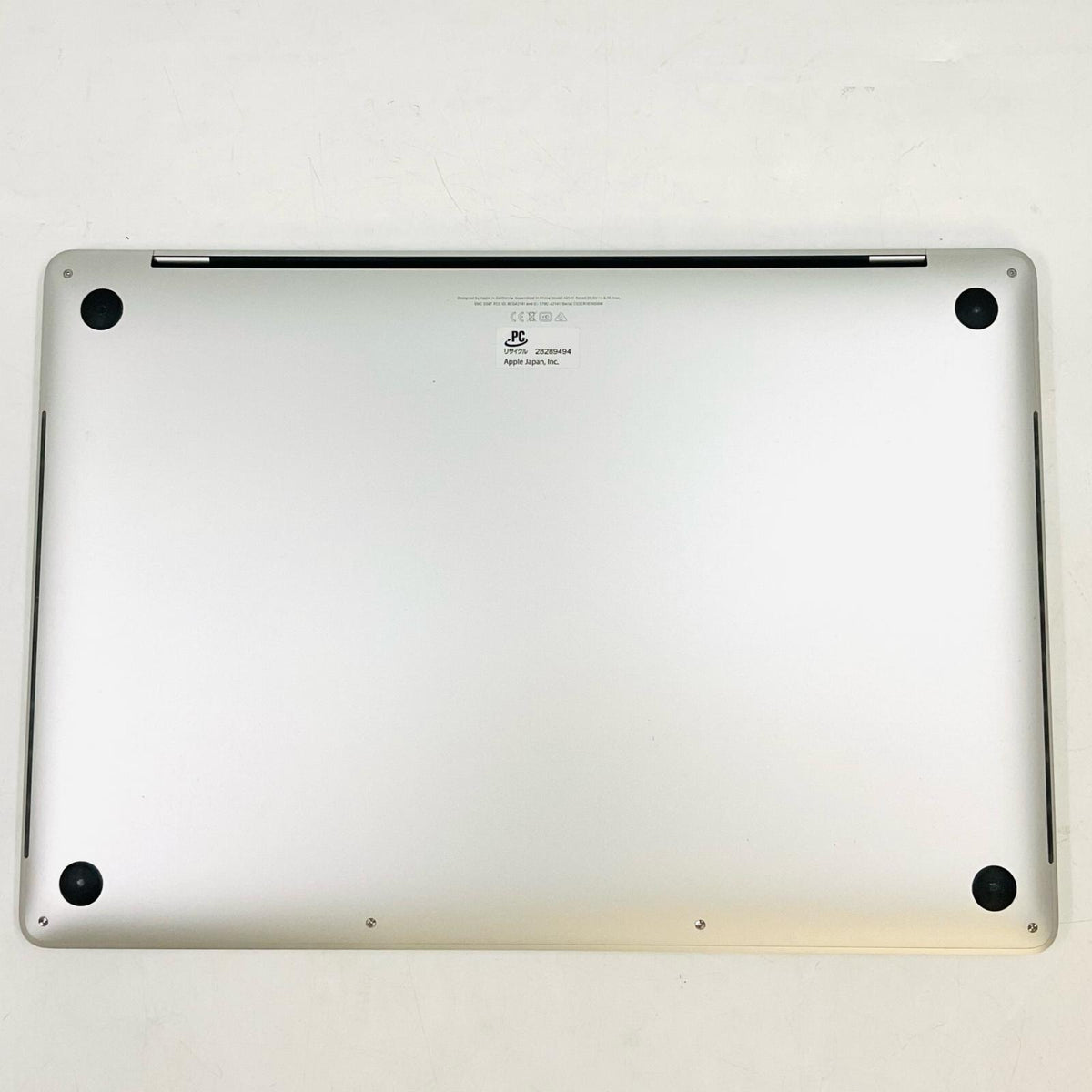 【全額返金保証】【最速発送】Apple MacBook Pro 16インチ 2019 2.3 GHz 8コア Intel core i9 32GB 1TB シルバー 美品 動作確認済
