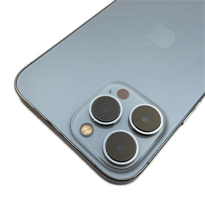 【全額返金保証】【最速発送】Apple iPhone iPhone 13 Pro Max 128GB シエラブルー Softbank SIMフリー 白ロム 動作確認済 76%