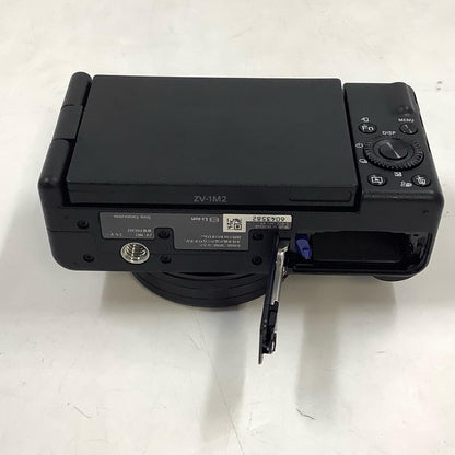 【全額返金保証】【最速発送】 コンパクトデジタルカメラ VLOGCAM ZV-1M2 ブラック 超美品 動作確認済