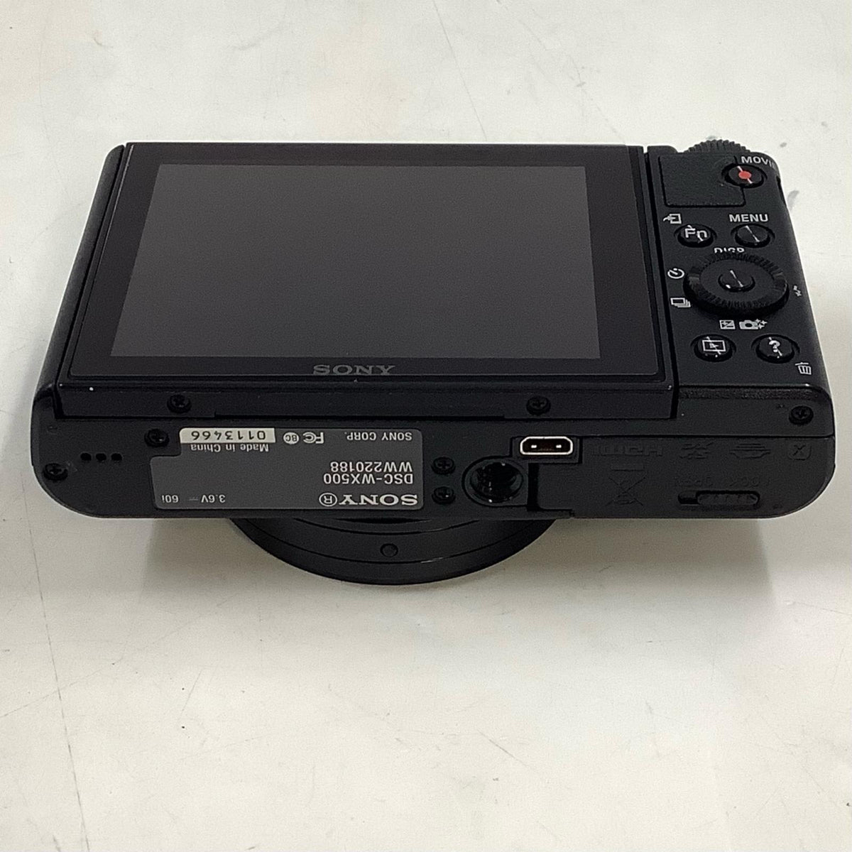 【全額返金保証】【最速発送】 コンパクトデジタルカメラ Cyber-shot DSC-WX500 ブラック 美品 動作確認済