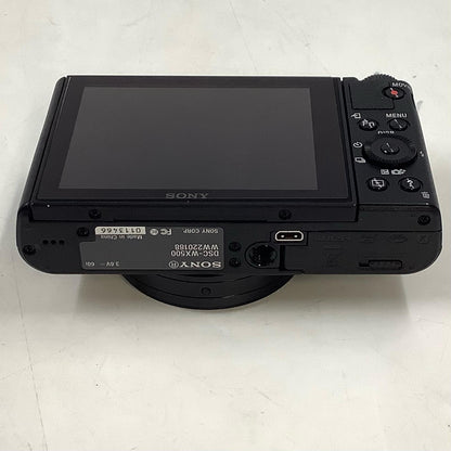 【全額返金保証】【最速発送】 コンパクトデジタルカメラ Cyber-shot DSC-WX500 ブラック 美品 動作確認済